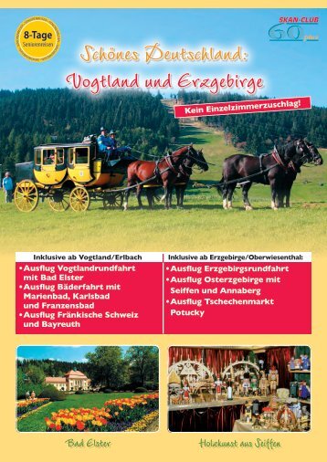 Vogtland und Erzgebirge - SKAN-TOURS Touristik International GmbH