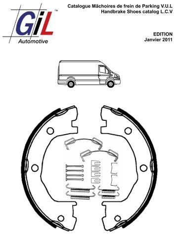 handbrake shoes for lcv - GiL Automotive