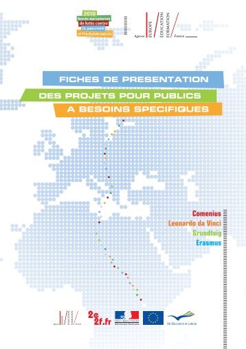 fiches de presentation a besoins specifiques des projets pour publics