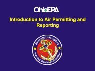 Introduction to Air Permitting and Introduction to Air ... - Ohio EPA