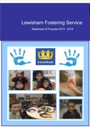 Lewisham Fostering Service SOP 2013-2014 PDF 576 KB - Council ...