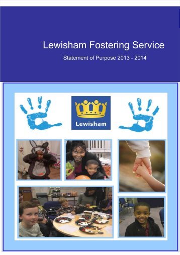 Lewisham Fostering Service SOP 2013-2014 PDF 576 KB - Council ...