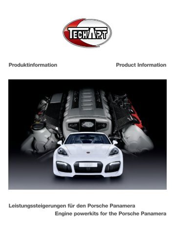 Engine powerkits for the Porsche Panamera ... - techart