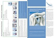 Anatomische Prothesen / TP oder Resurfacing - in der etzelclinic