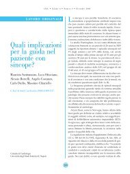 Quali implicazioni per la guida nel paziente con sincope? - Giornale ...