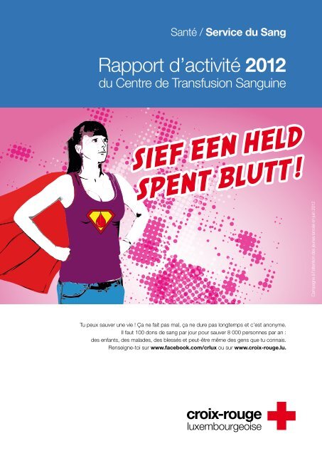 Rapport d'activité 2012 - Croix-Rouge luxembourgeoise