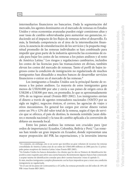 Banco Interamericano de Desarrollo. Todos los derechos ... - Futuros