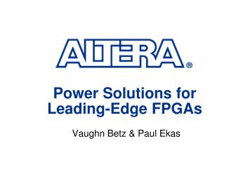 Copyright Â© 2005 Altera Corporation