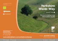 the Yorkshire Wolds Way Accommodation and ... - National Trails