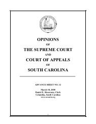 supreme court - SC Judicial Department