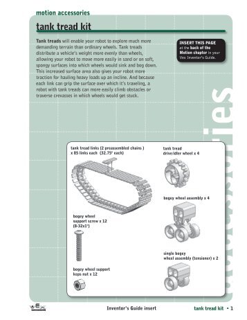 tank tread kit - VEX Robotics