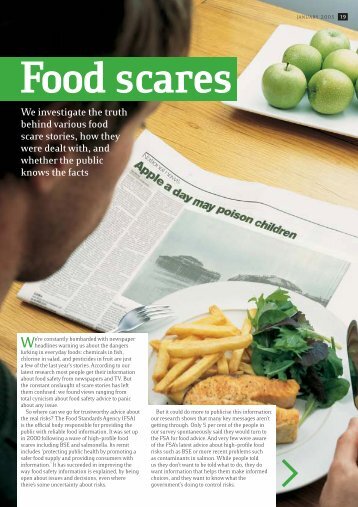 p19-22 food scares Which? January 2005 - Which magazine