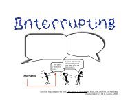 Interrupting and Blurting out book