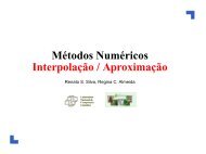 Métodos Numéricos Interpolação / Aproximação - Geoma