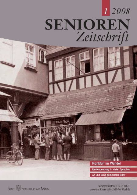 Die gesamte Ausgabe 1/2008 als pdf-Datei - Senioren Zeitschrift ...