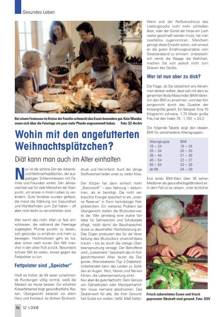 Die gesamte Ausgabe 1/2008 als pdf-Datei - Senioren Zeitschrift ...