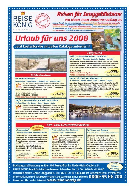 Die gesamte Ausgabe 1/2008 als pdf-Datei - Senioren Zeitschrift ...