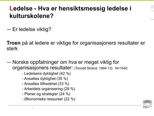 RESPLO-modellen: et mulig teoretisk fundament for ledelse i ...