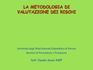 la metodologia di valutazione dei rischi - Azienda Ospedaliera ...