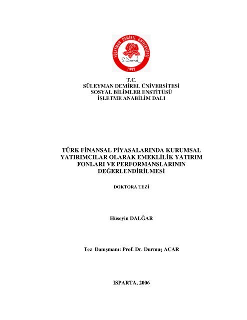 Download (1433Kb) - Suleyman Demirel University Research ...