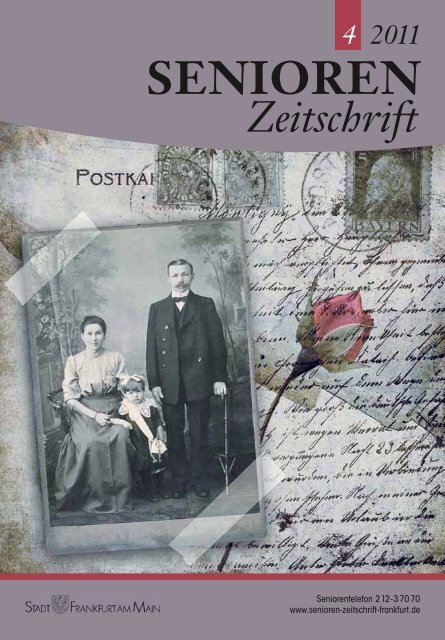 Zeitschrift SENIOREN - Senioren Zeitschrift Frankfurt