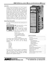 1541-12 intelligent resolver interface module - Advanced Micro ...