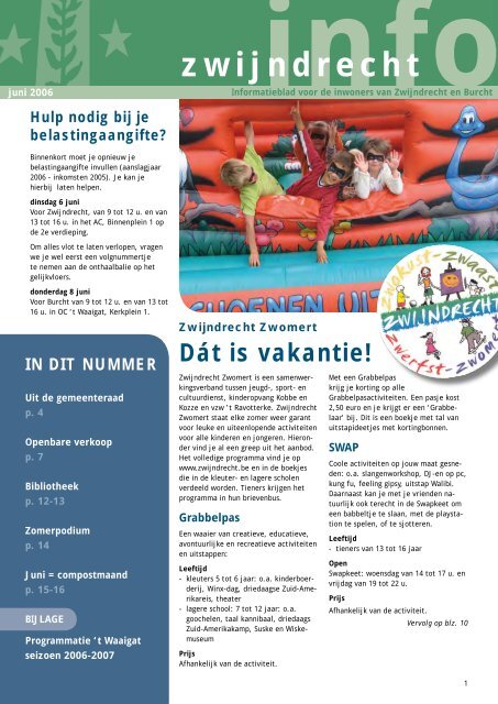 dienstverlening - Gemeente Zwijndrecht