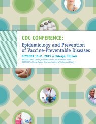 Epidemiology and Prevention of Vaccine Preventable Disease ...