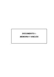 DOCUMENTO I.- MEMORIA Y ANEJOS - Ayuntamiento de AndÃºjar