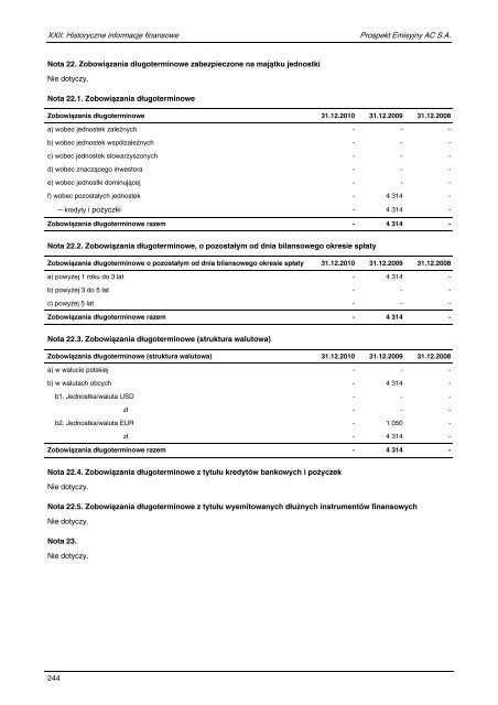 PROSPEKT EMISYJNY - STAG