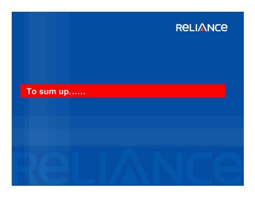 Presentation - Reliance Infrastructure