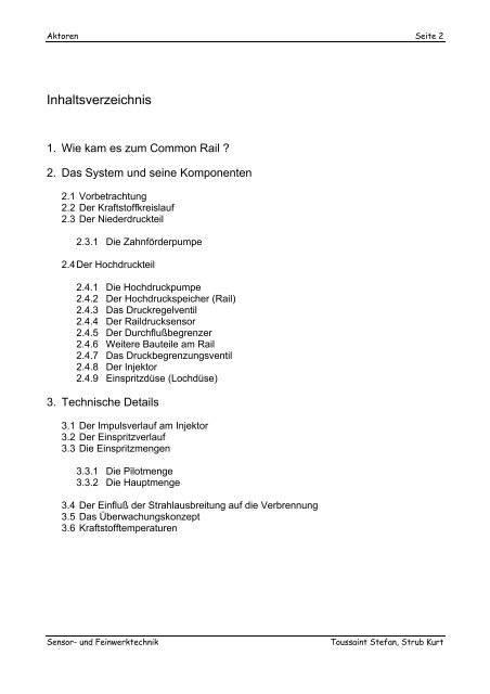 Das Common-Rail System - Neue Seite 1