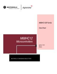 M68HC12B Family Data Sheet - Electrical and Computer Engineering