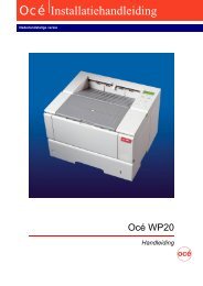 WP20 Installatie handleiding (FS-6020) - Files.oce.com - OcÃ©