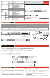 FortiGate-200B-POE QuickStart Guide - FirewallShop.com