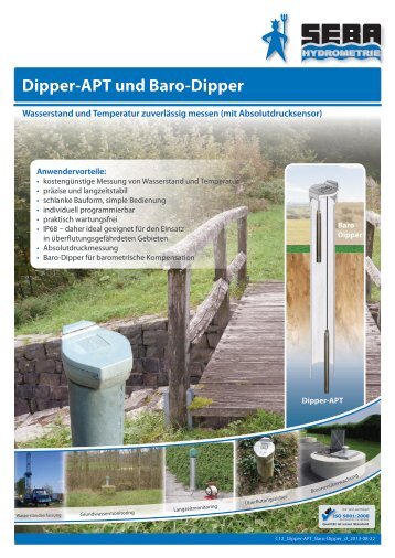 Dipper-APT und Baro-Dipper - Seba Hydrometrie