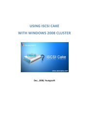 USING ISCSI CAKE WITH WINDOWS 2008 CLUSTER - VMware Communities