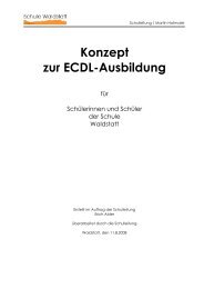 ECDL [PDF] - Schule Waldstatt