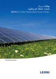 BETAflam - LEONI Business Unit Wind & Solar Power