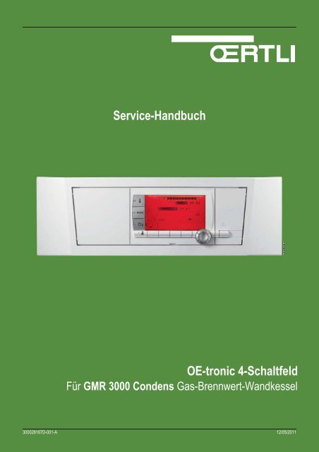 Service-Handbuch OE-tronic 4-Schaltfeld - Oertli