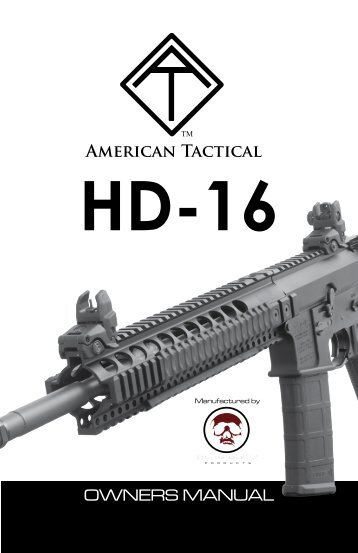 AT-15 HD 16 Owners Manual - American Tactical Imports