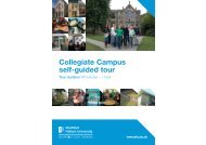 Collegiate Campus self-guided tour - Sheffield Hallam University
