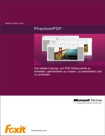 Foxit PhantomPDF White Paper