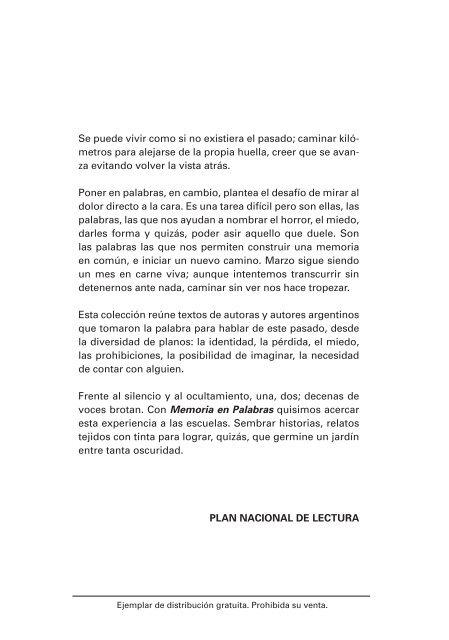 no hay tumbas para la verdad - Plan Nacional de Lectura - Educ.ar