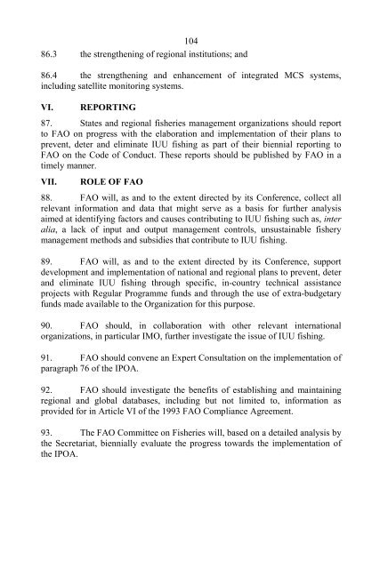 Implementation of IPOA/IUU - International MCS Network