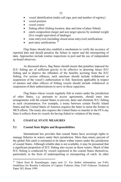 Implementation of IPOA/IUU - International MCS Network