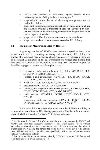 Implementation of IPOA/IUU - International MCS Network