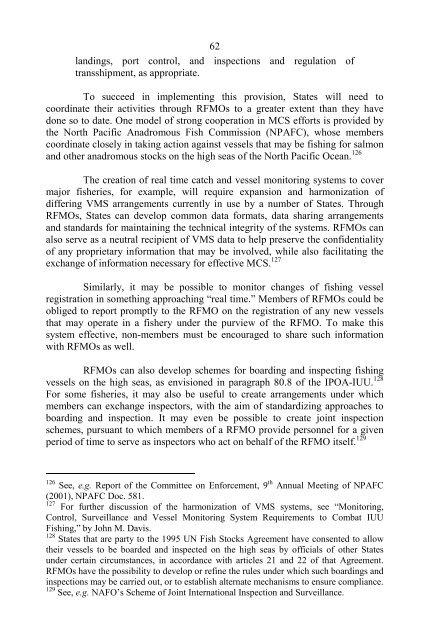 Implementation of IPOA/IUU - International MCS Network