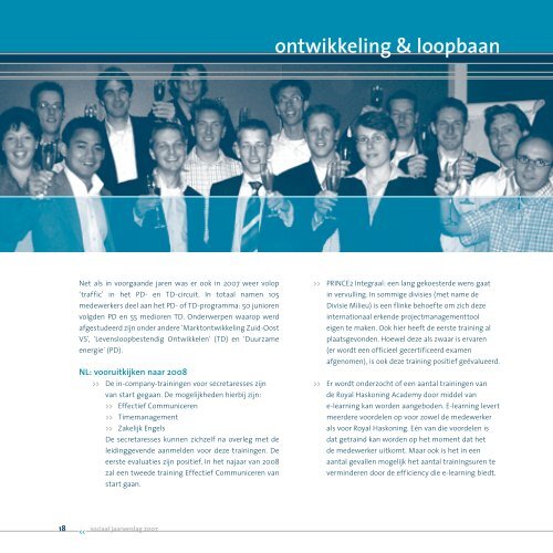 sociaal jaarverslag 2007 - Royal Haskoning