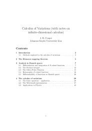 Calculus of Variations - Dynamics-approx.jku.at